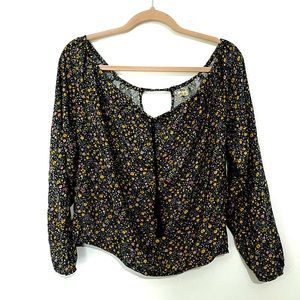 Hollister Off Shoulder Floral Top